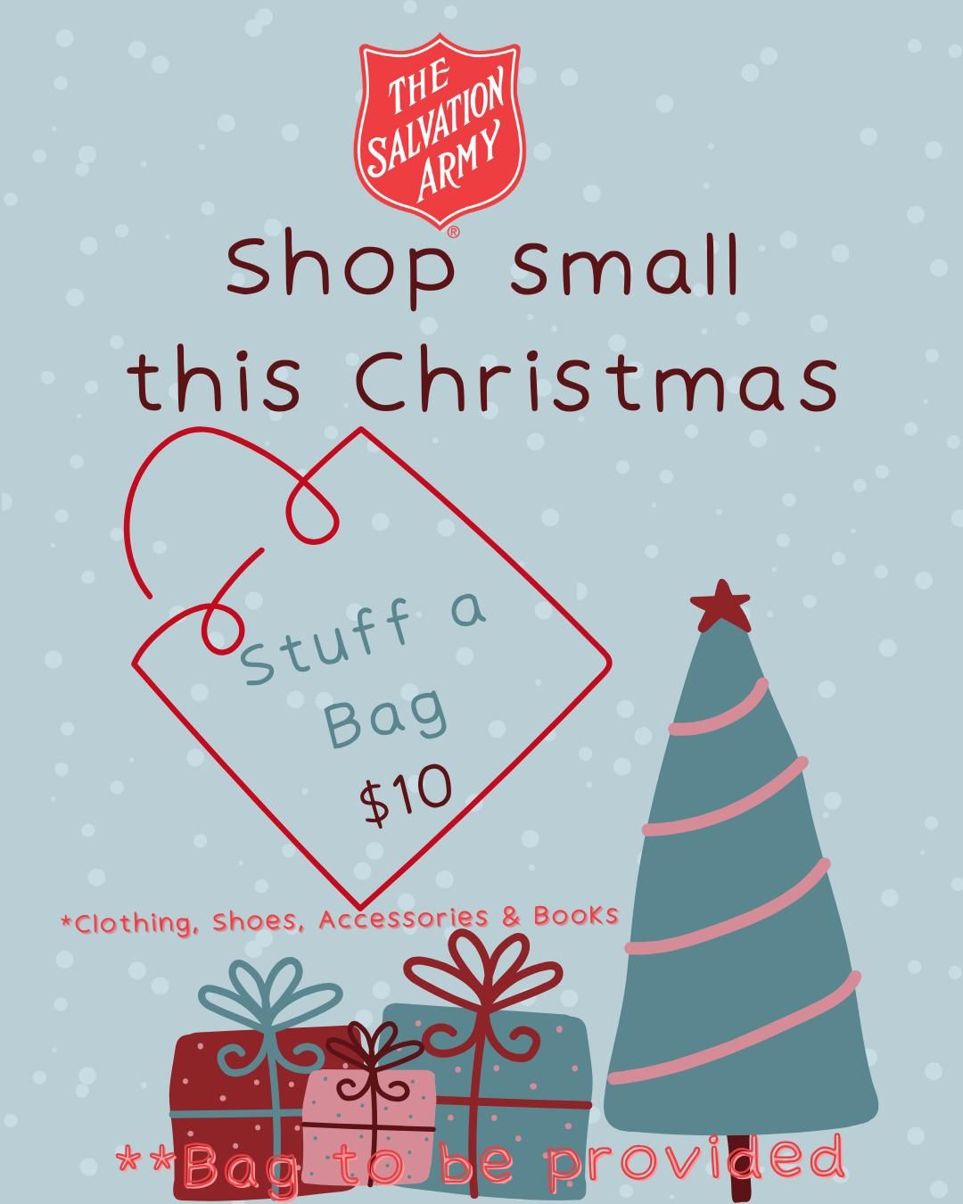 Shop Small Saturday- "Stuff The Bag" Sale