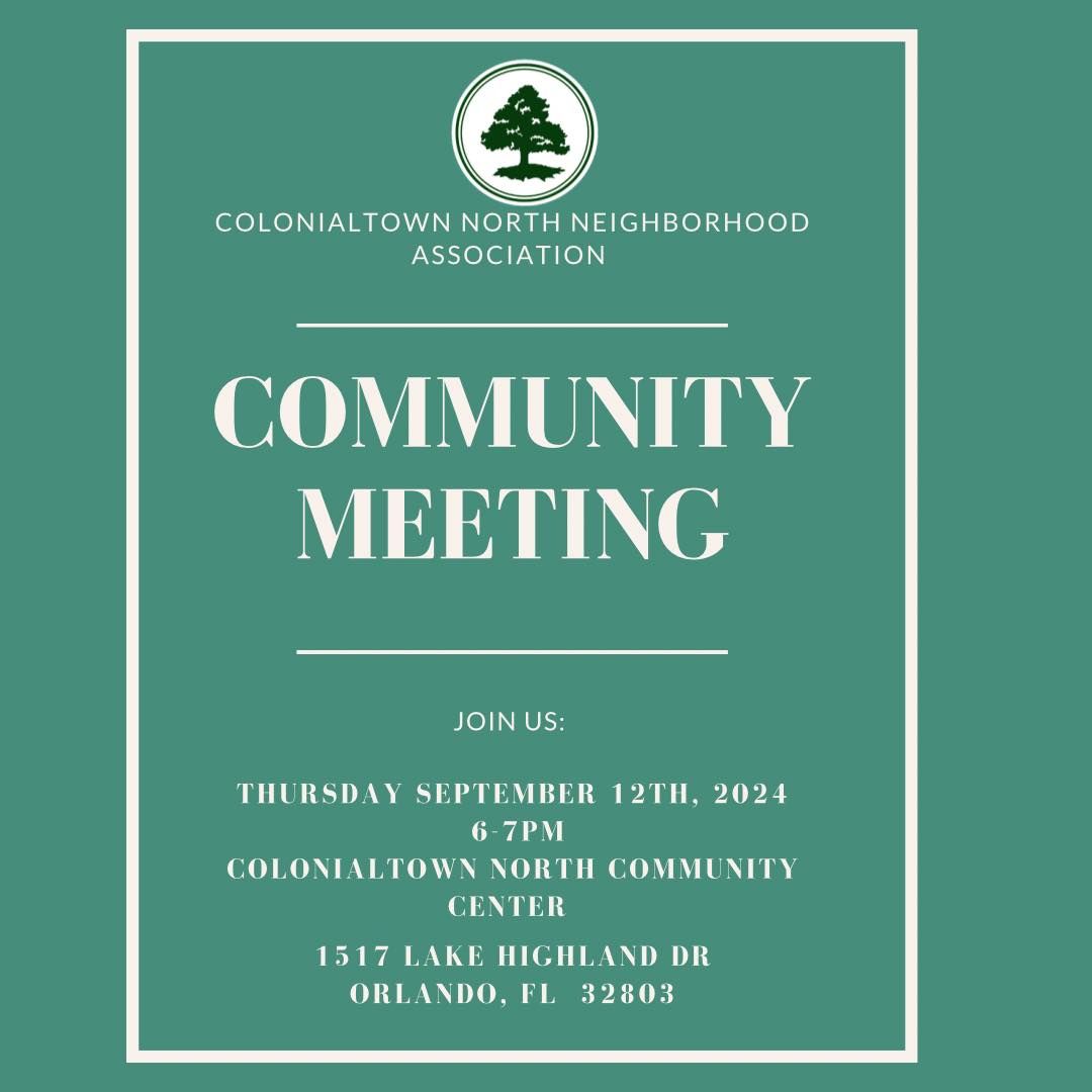 November - Community meeting 