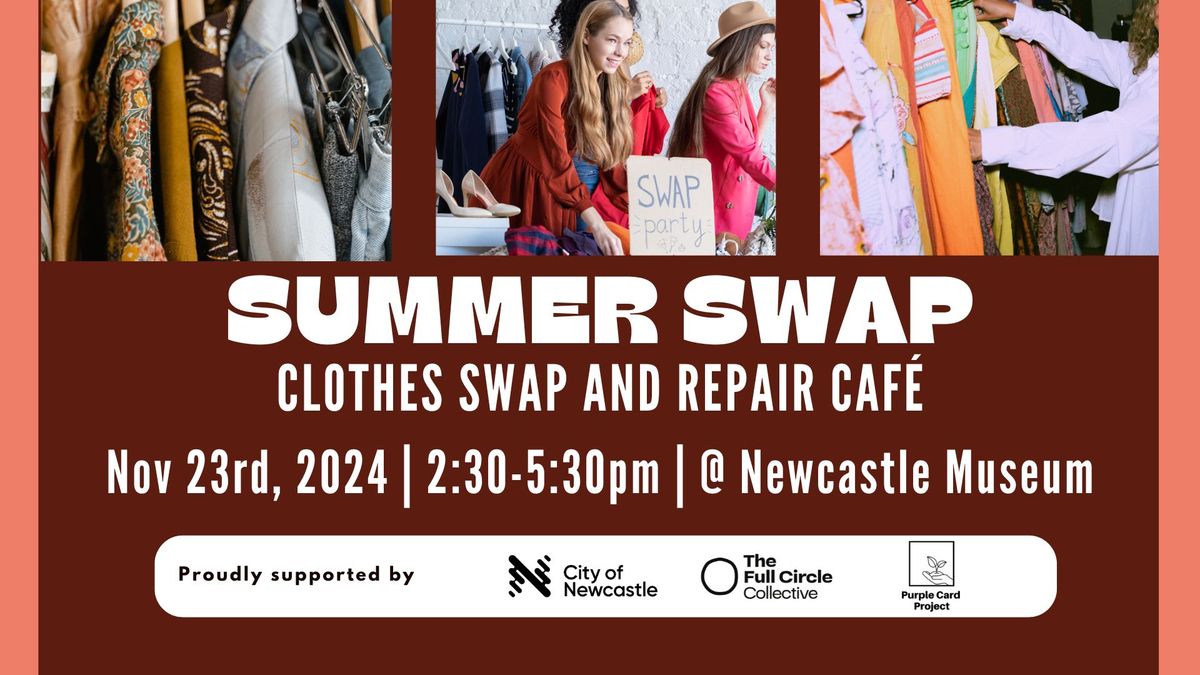 Summer Swap - Clothes Swap and Repair Caf\u00e9