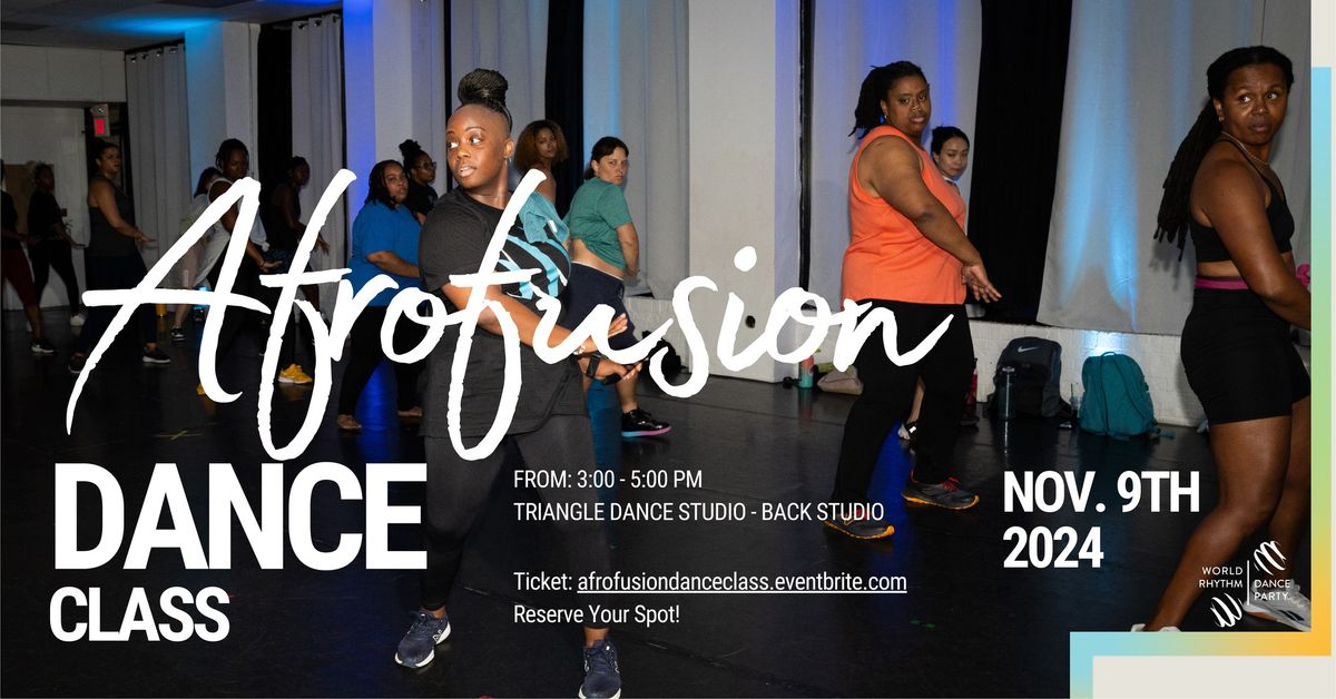 Afrofusion Dance Class