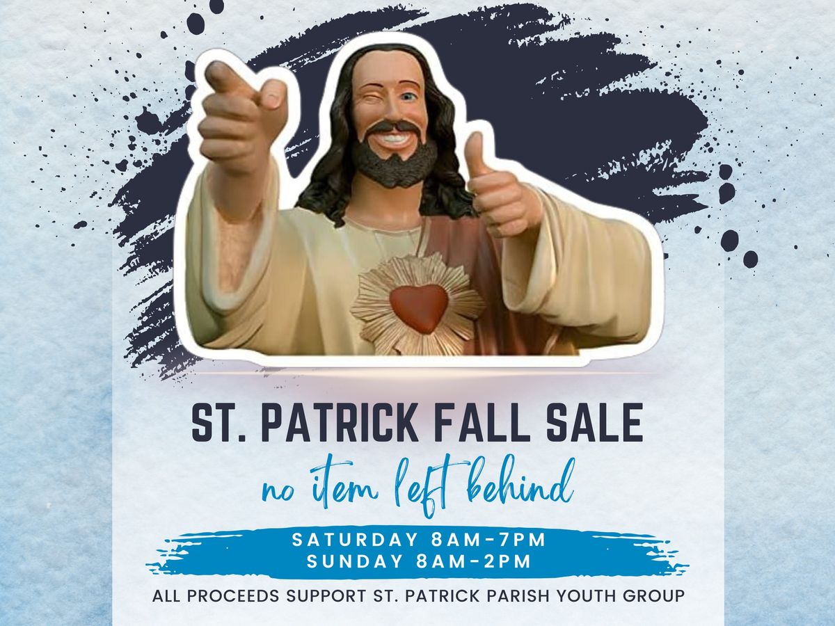 St. Patrick Fall Sale