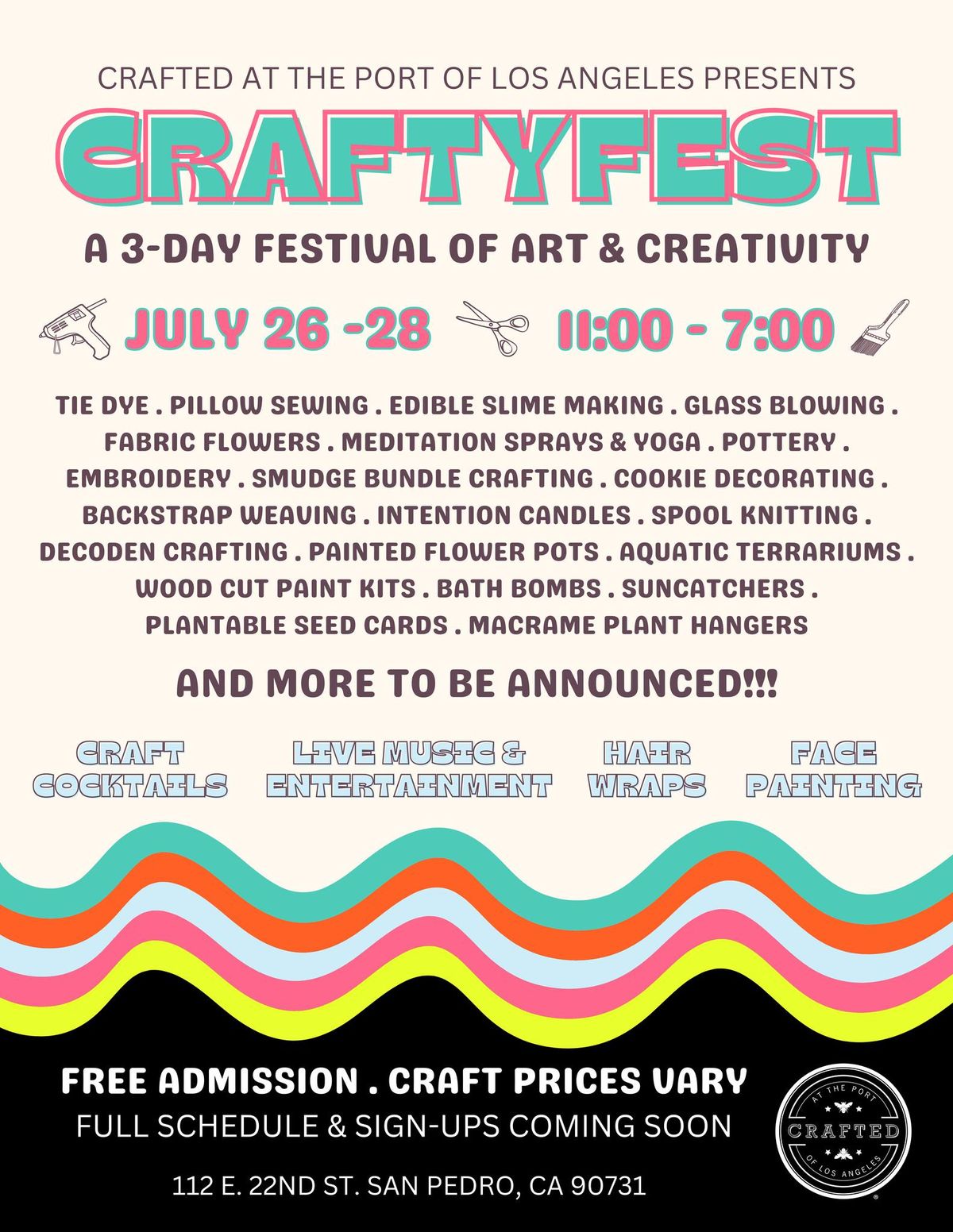 CRAFTYFEST 2024: A Summer Craft & Art Festival