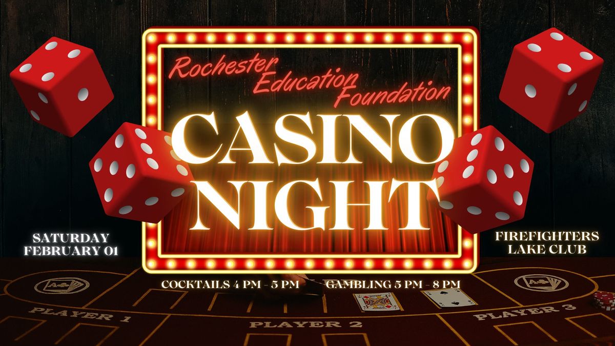 Casino Night to benefit The Rochester Education Foundation