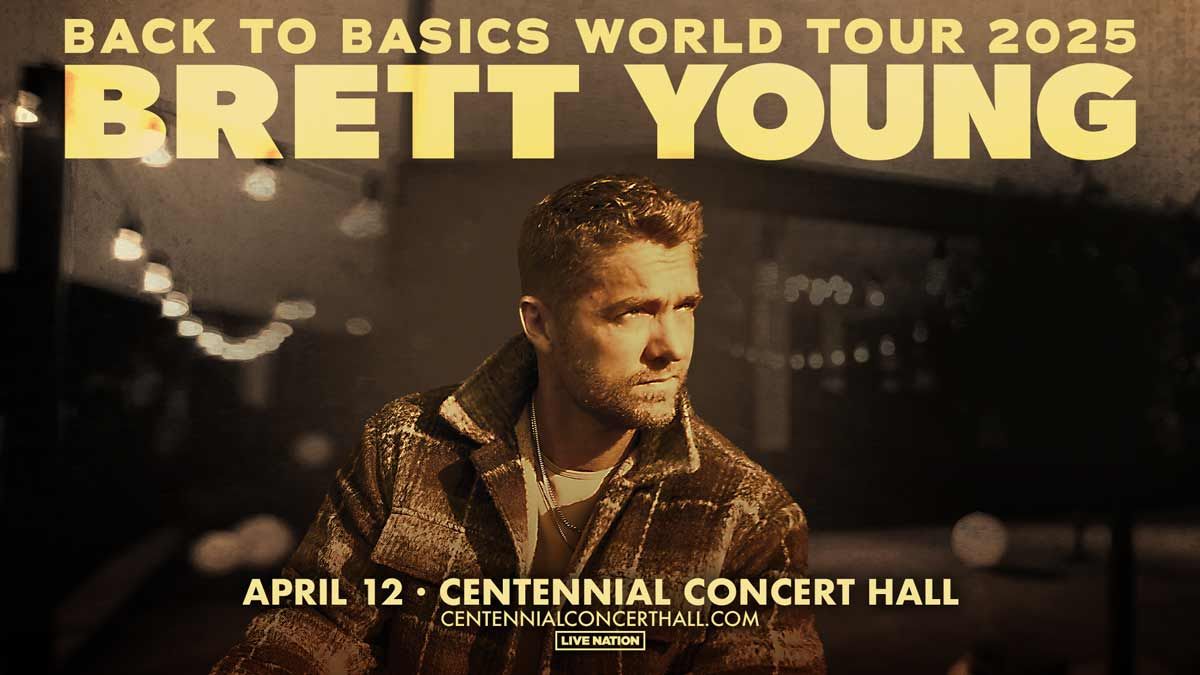 Brett Young at Centennial Concert Hall - Winnipeg