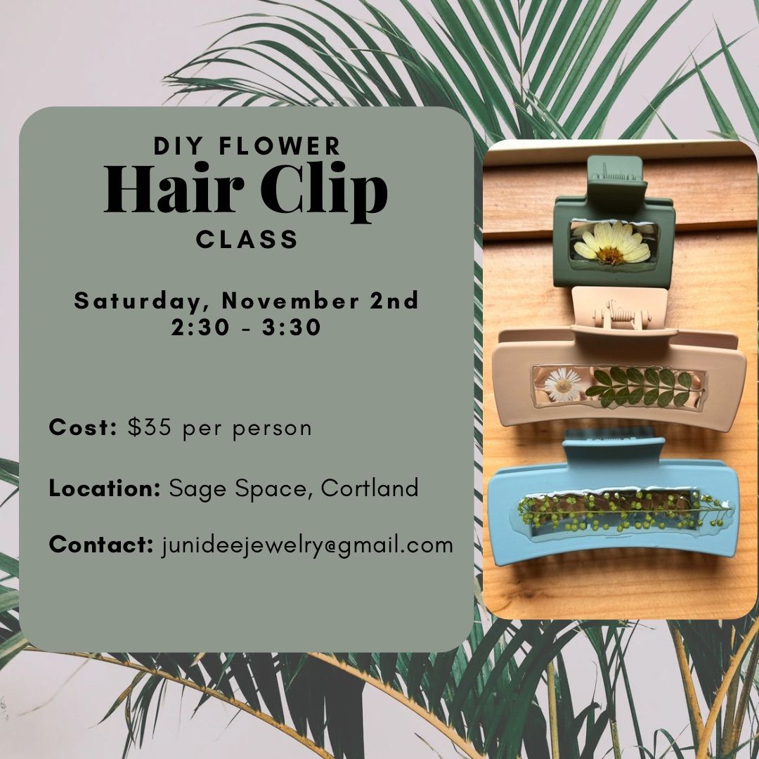 DIY Hair Clip Class