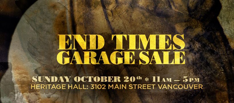 End Time Garage Sale 2nd Annual *HALLOWEEN Edition* featuring 30+ Vendors