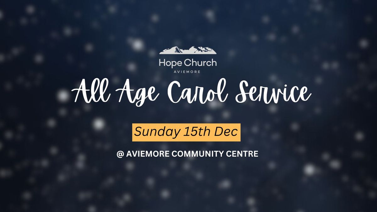 All Age Carol Family Service 