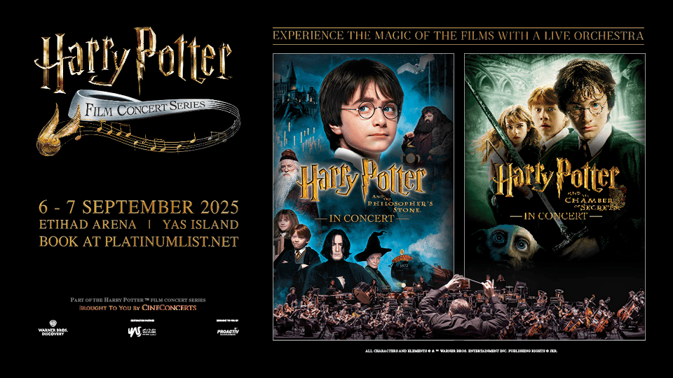 Harry Potter\u2122 Film Concert Series at Etihad Arena in Abu Dhabi