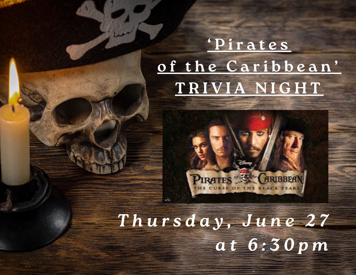 Pirates of the Caribbean Trivia Night 