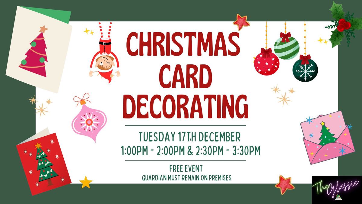 FREE Christmas Card Decorating