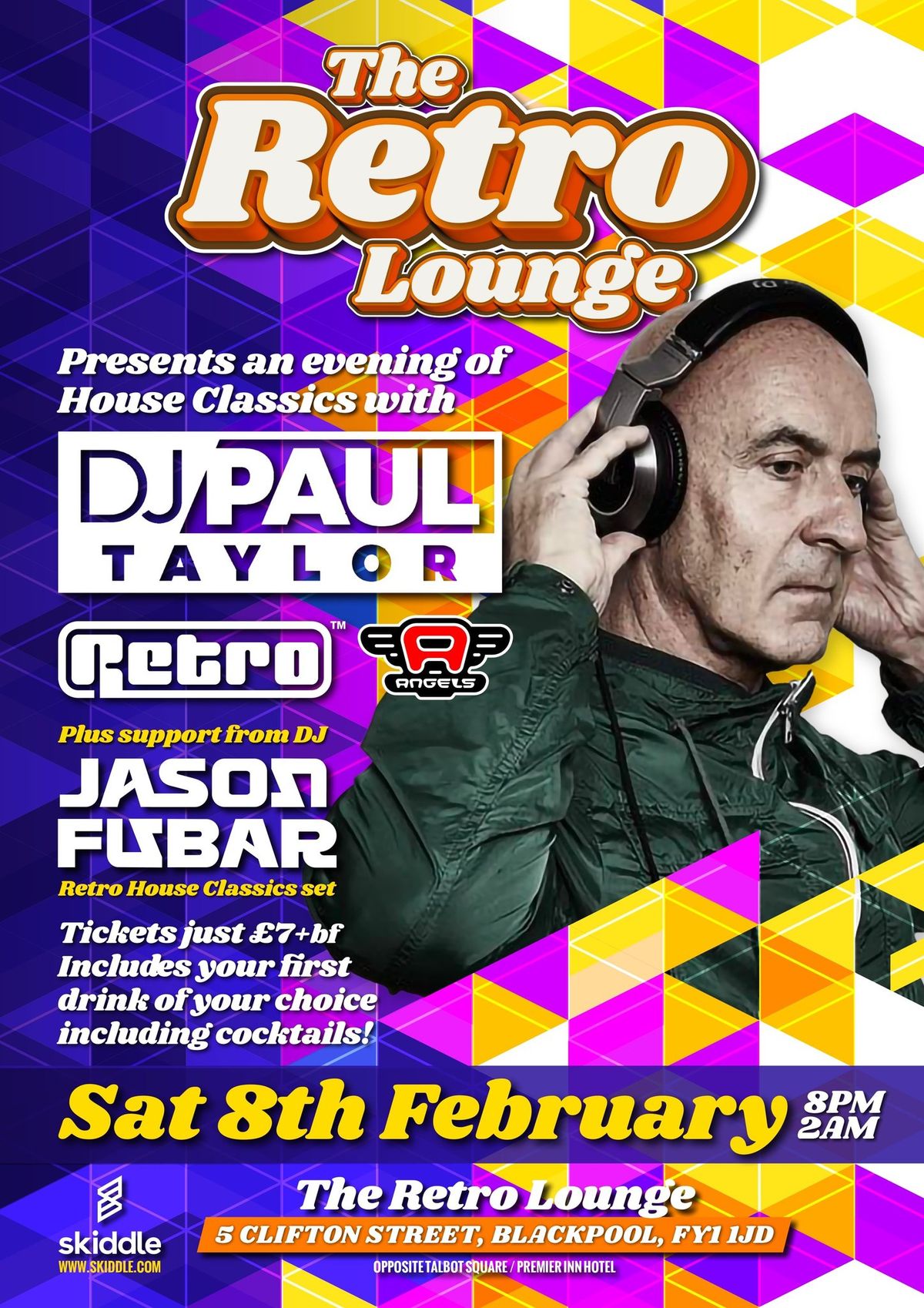 DJ Paul Taylor at The Retro Lounge Blackpool