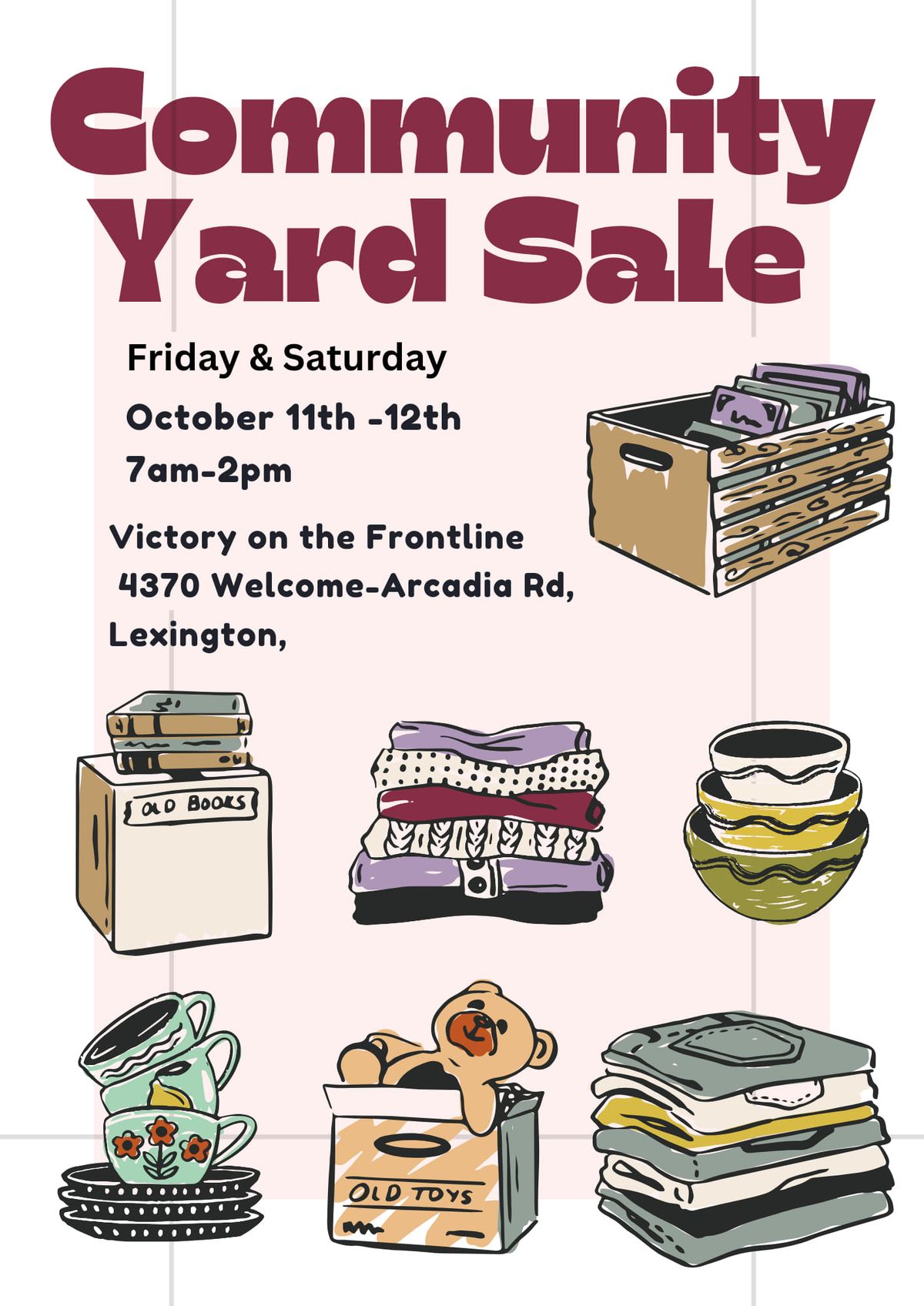 Community Church Yard Sale 