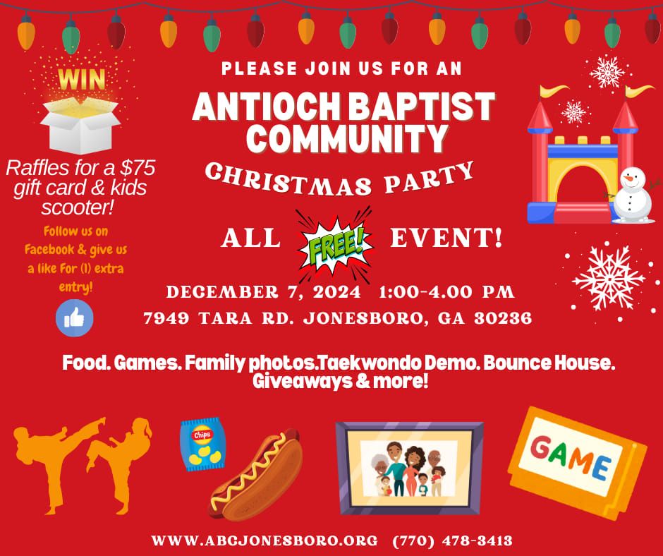 Antioch Baptist Community Christmas Party