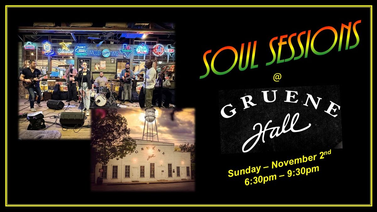 Soul Sessions @ Gruene Hall