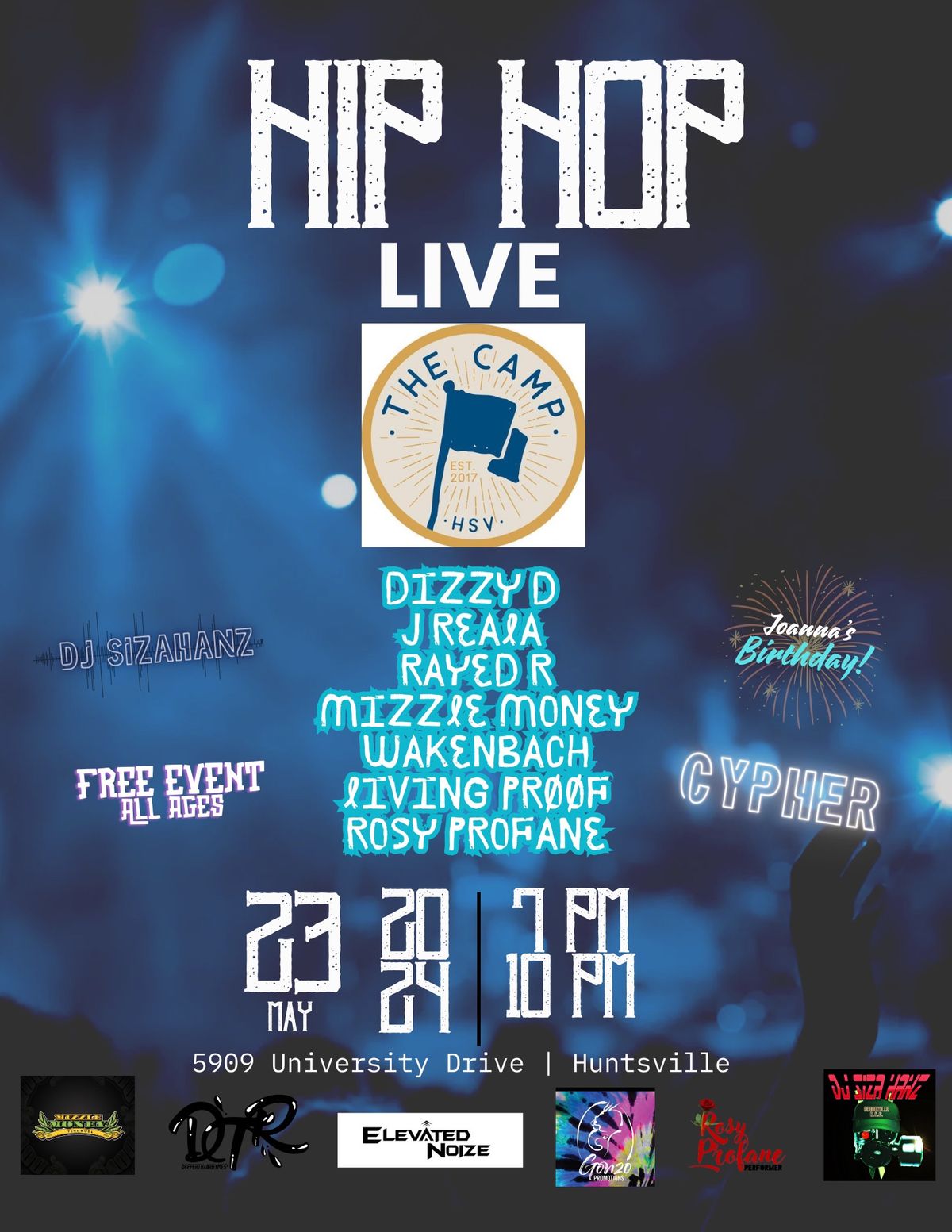 Gonzo Promotions Presents: Hip Hop LIVE at The Camp 