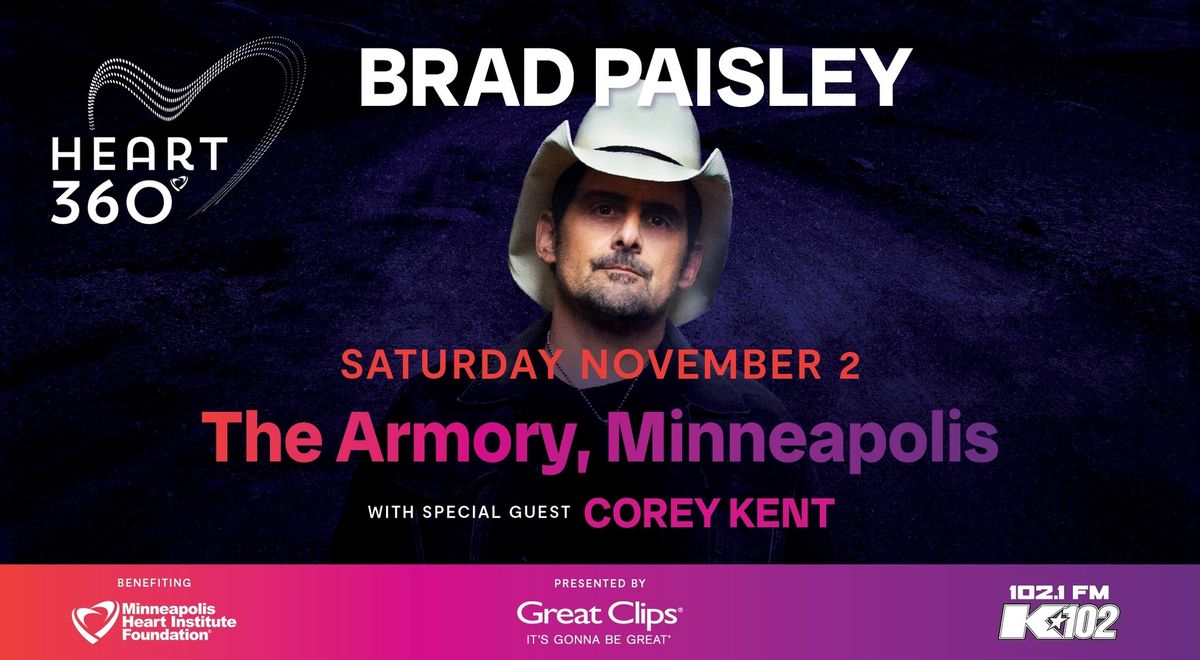 Brad Paisley at Heart 360 Benefiting Mpls Heart Foundation - LIVE at The Armory