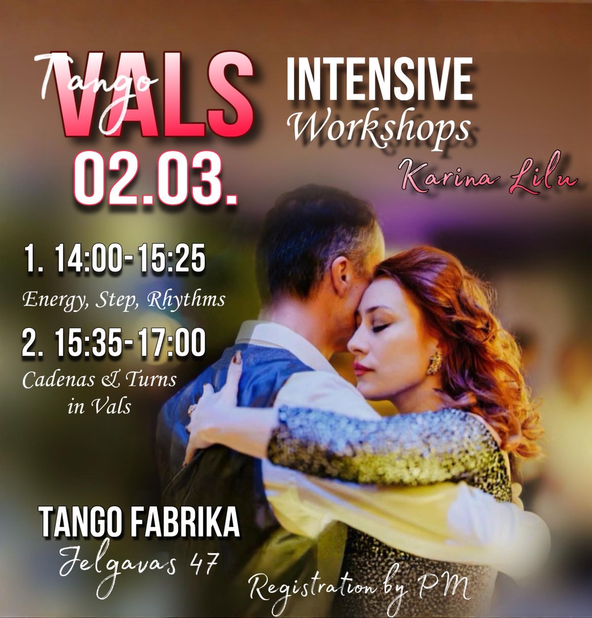 Tango VALS - Intensive Workshops with Karina Lilu