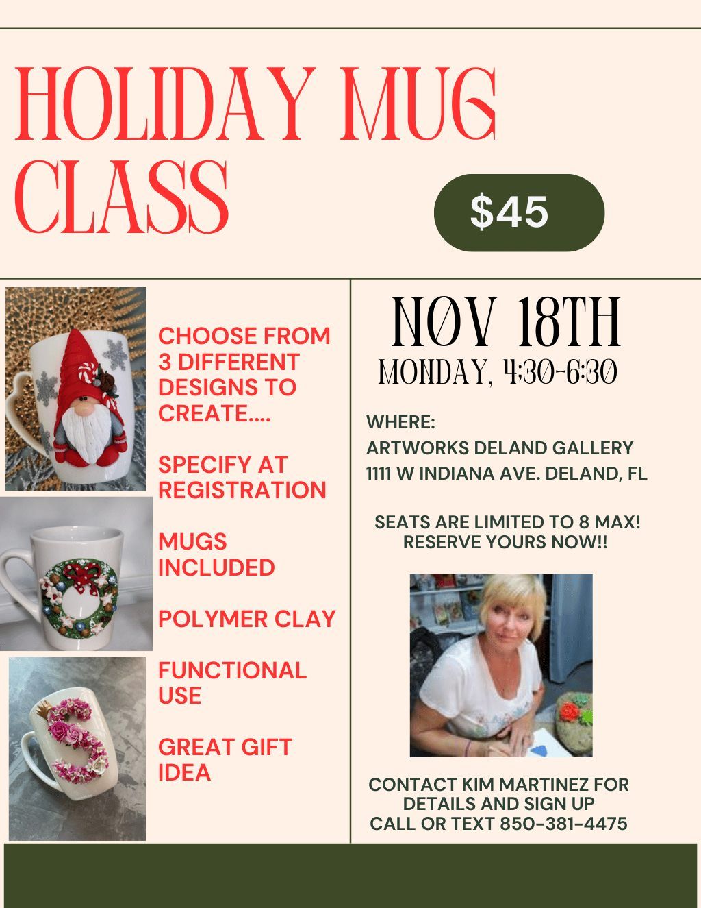 Holiday Mug Class