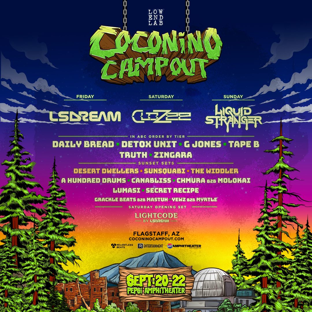 Coconino Campout: Clozee  Detox Unit & Zingara - Saturday