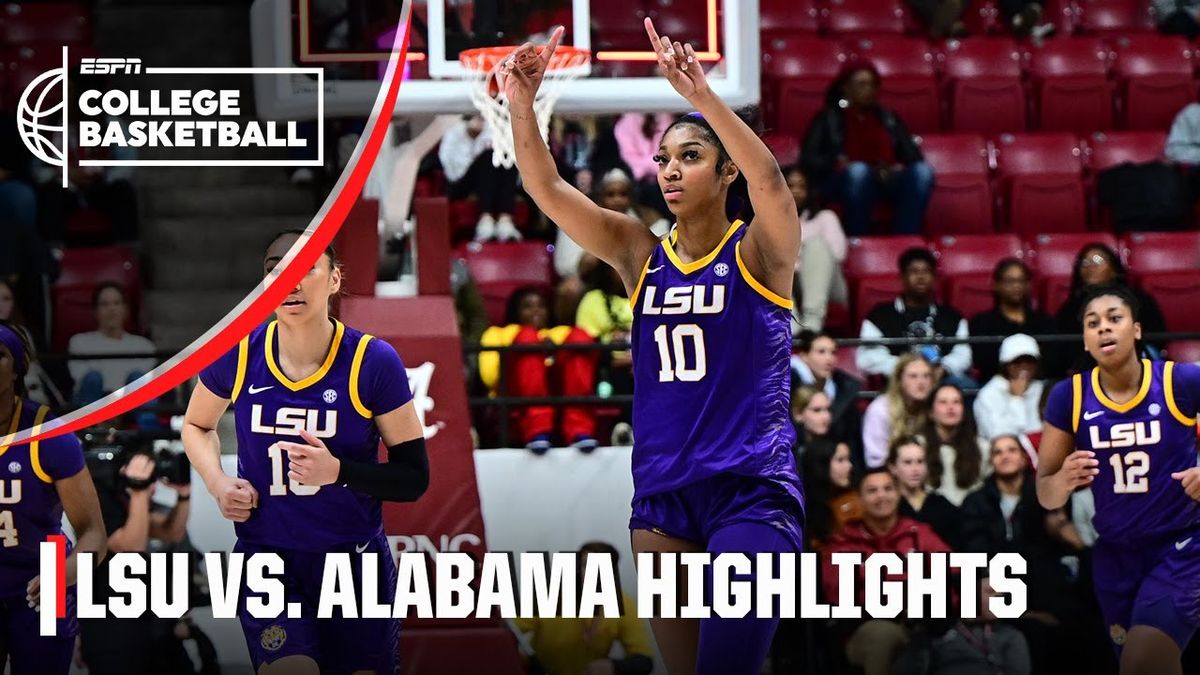 LSU Lady Tigers at Alabama Crimson Tide Womens Basketball