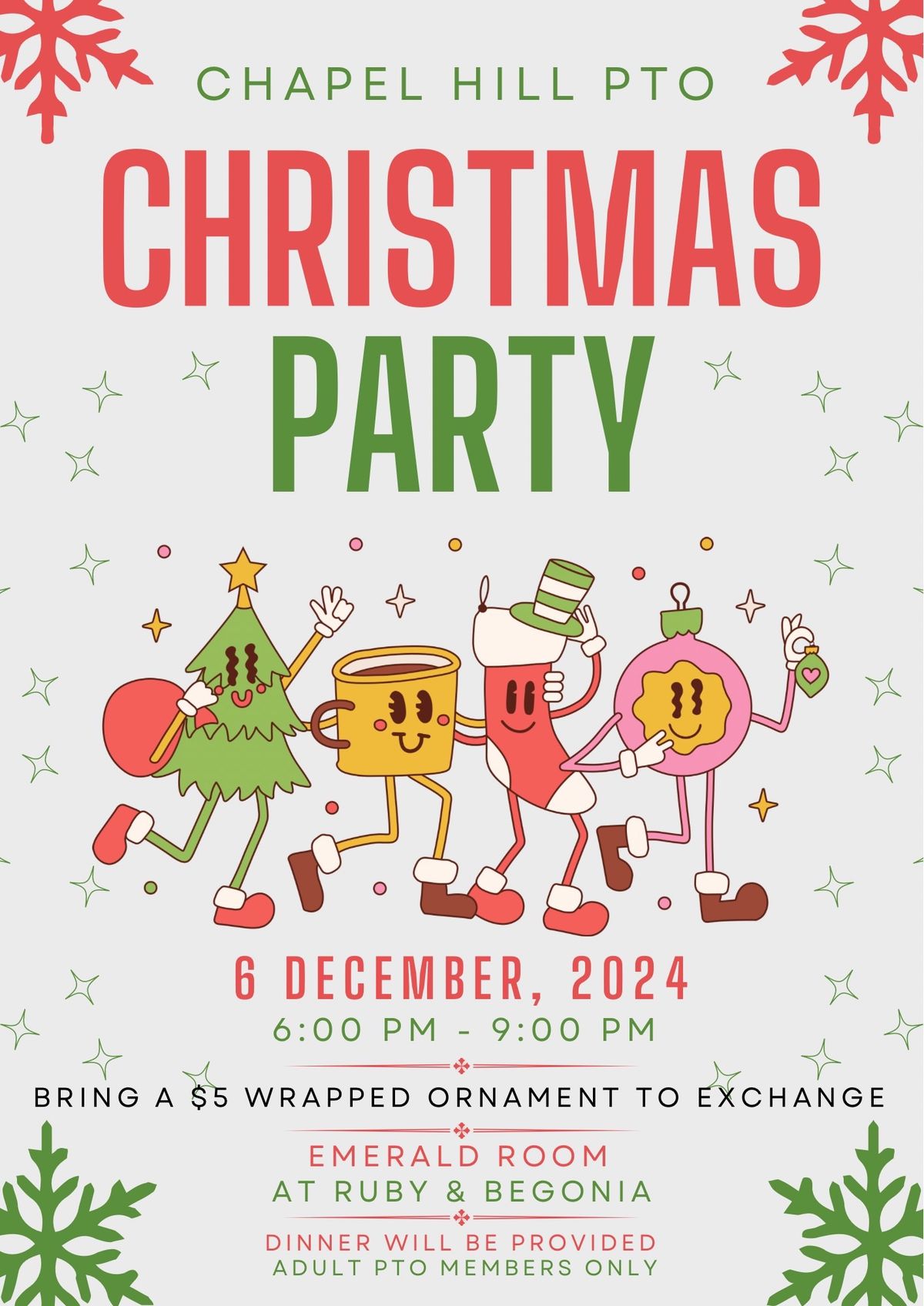 Chapel Hill PTO Members Christmas Party