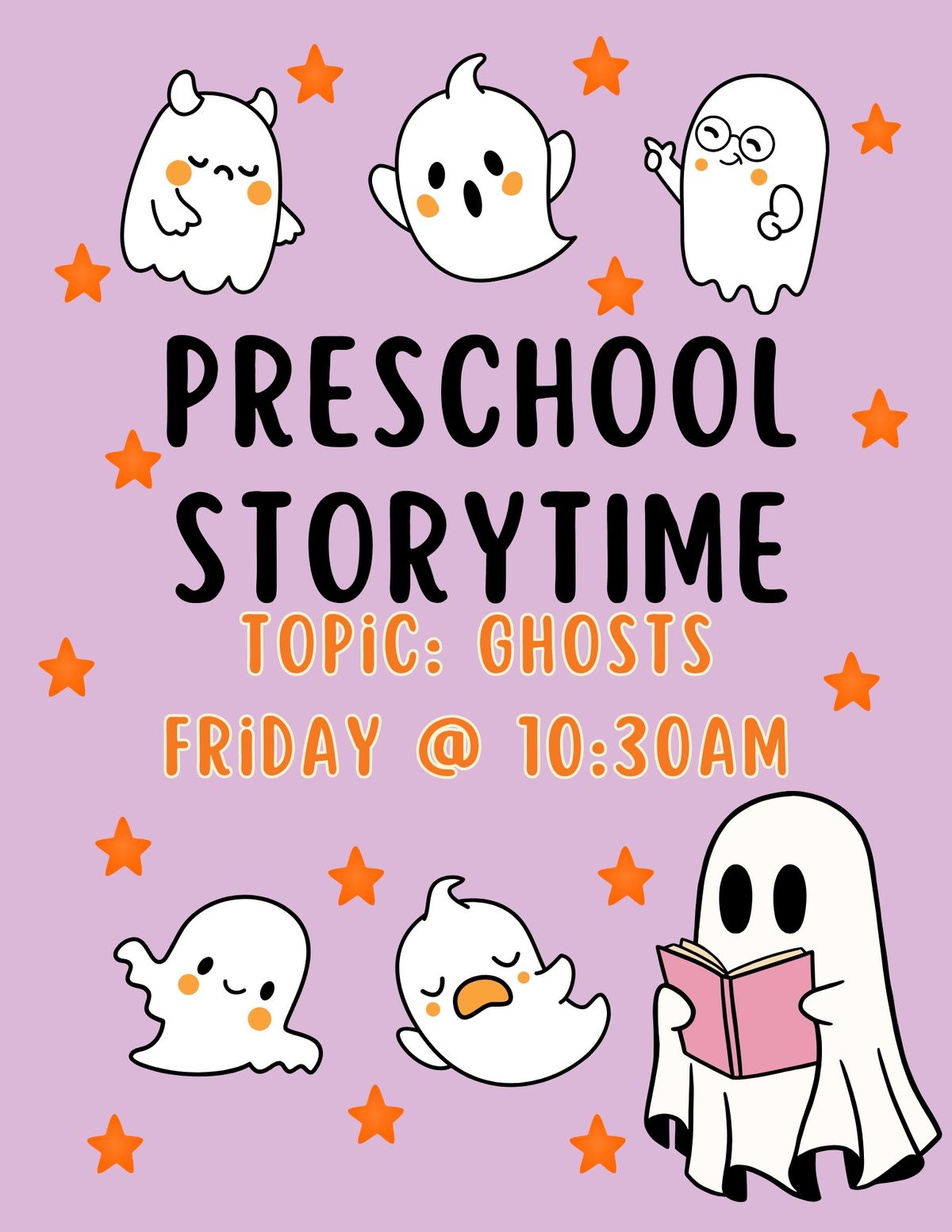 Preschool Storytime!