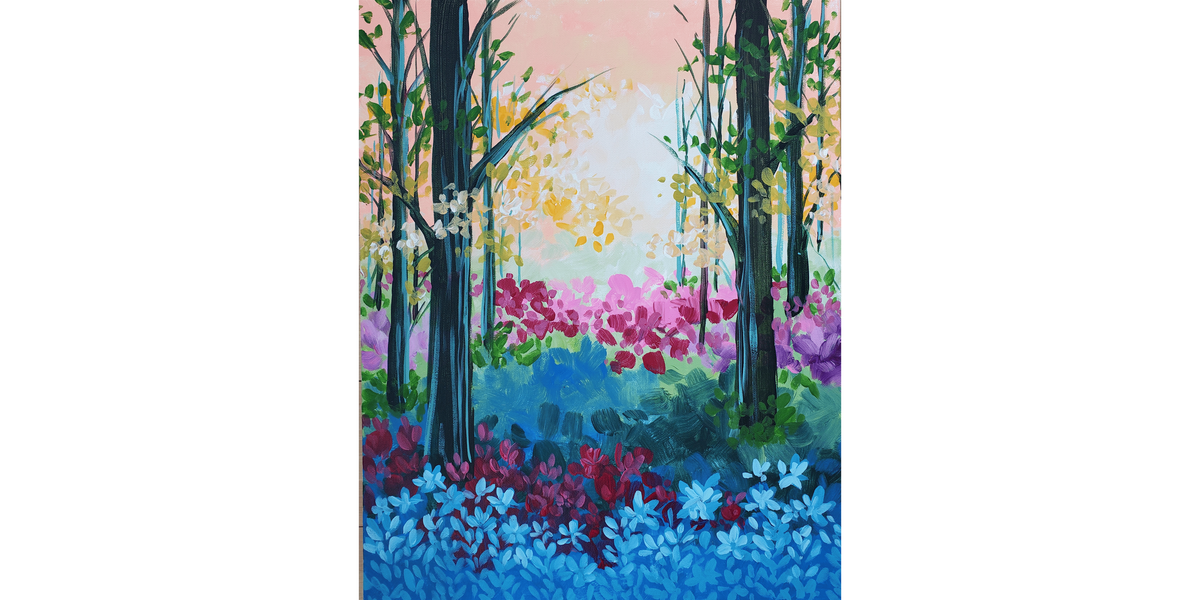 Wild Flower Forest - Paint and Sip in Chicago | Classpop!\u2122