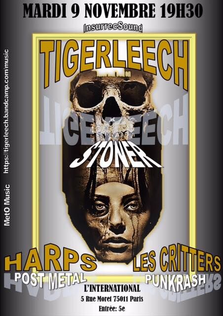RELEASE PARTY TIGERLEECH \/ HARPS \/ LES CRITTERS