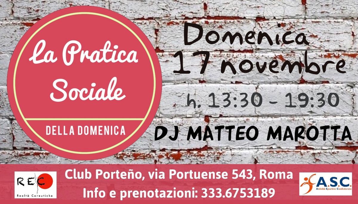 La Pratica Sociale di domenica 17 novembre!