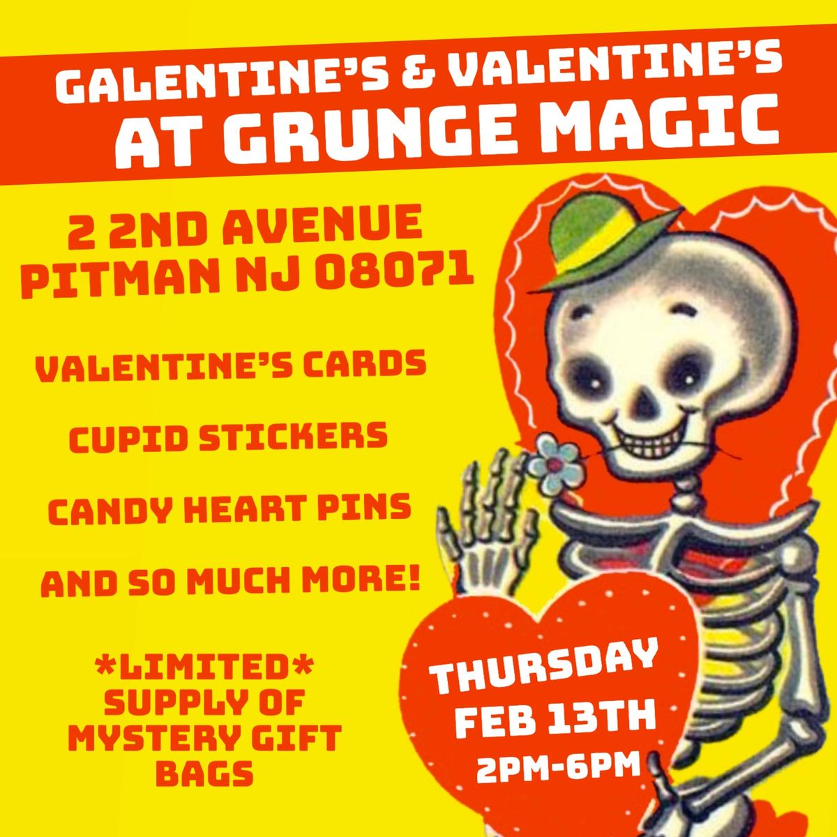 Galentine\u2019s & Valentine\u2019s at Grunge Magic