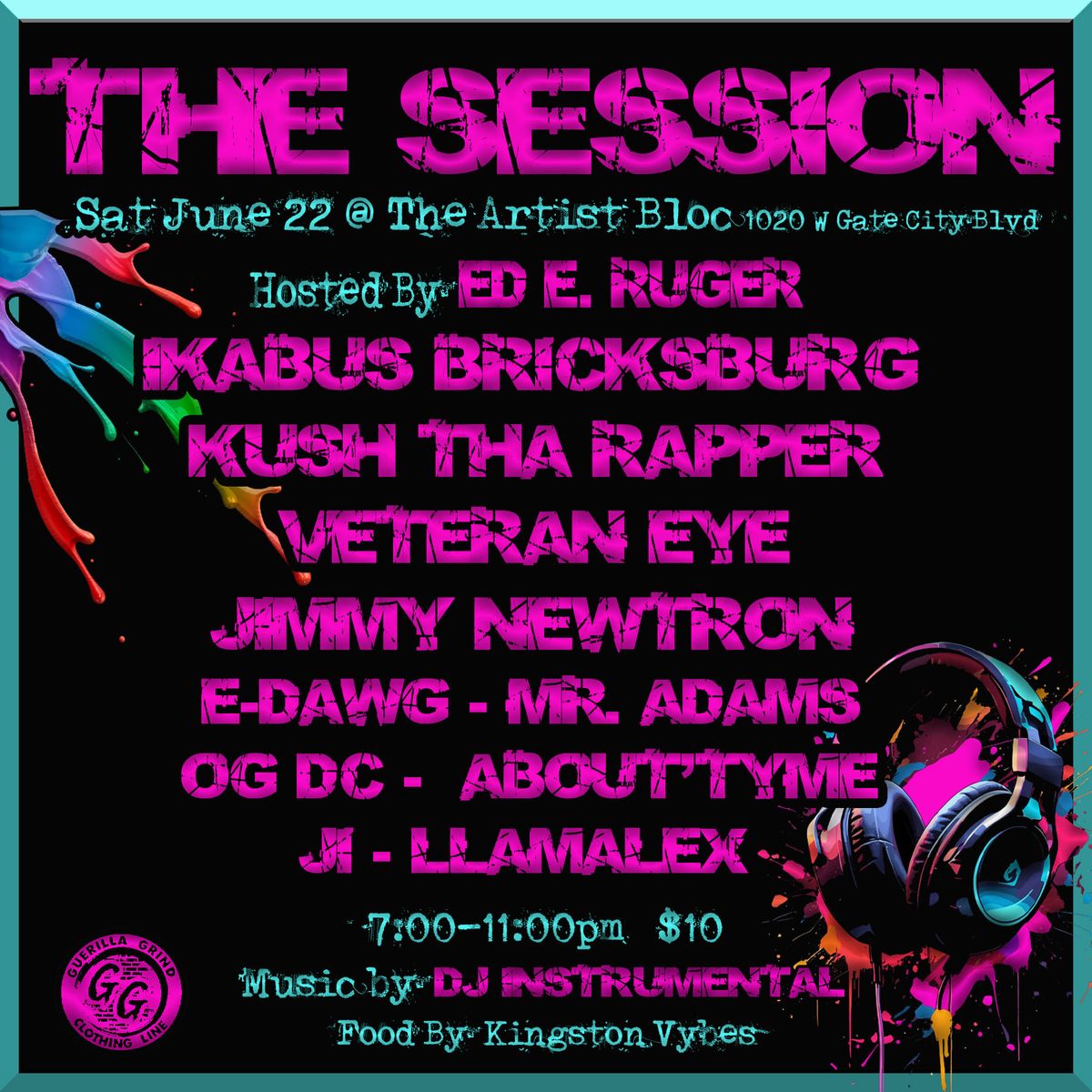THE SESSION @ ARTIST BLOC ft IKABUS BRICKSBURG hosted by ED E. RUGER