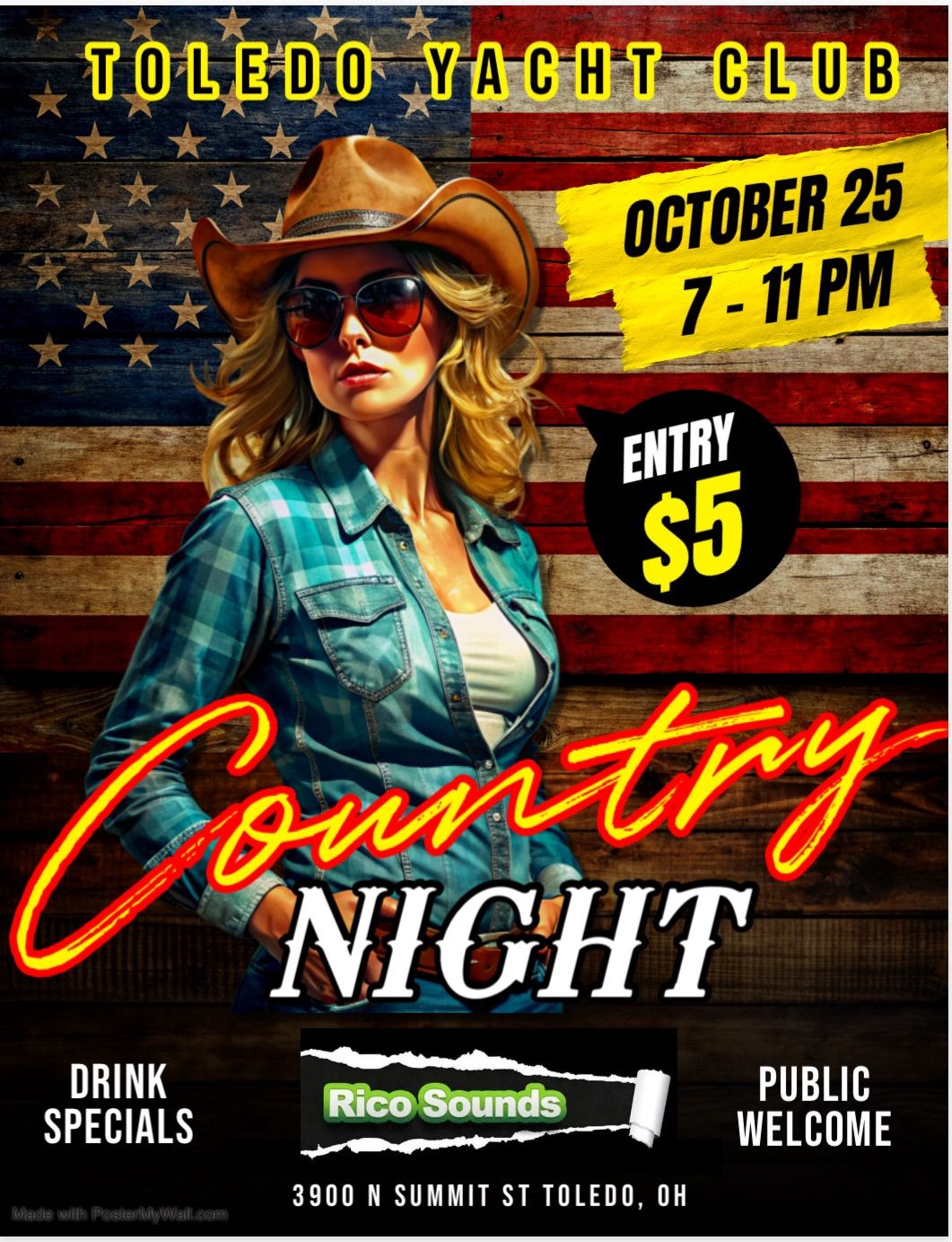 Country Night at TYC ~ PUBLIC WELCOME ~ $5 cover