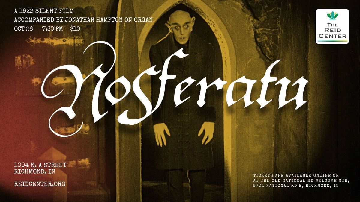 Silent Film: Nosferatu, featuring Jonathan Hampton, organ