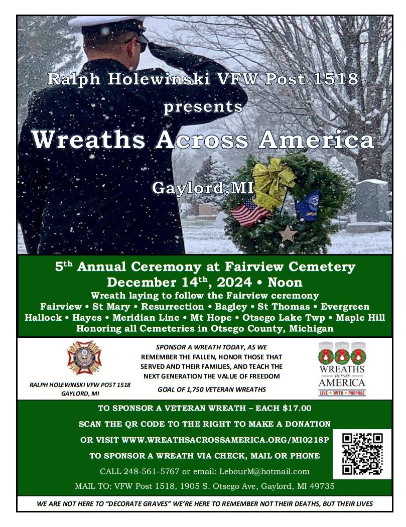 Wreath Across America - Gaylord, MI