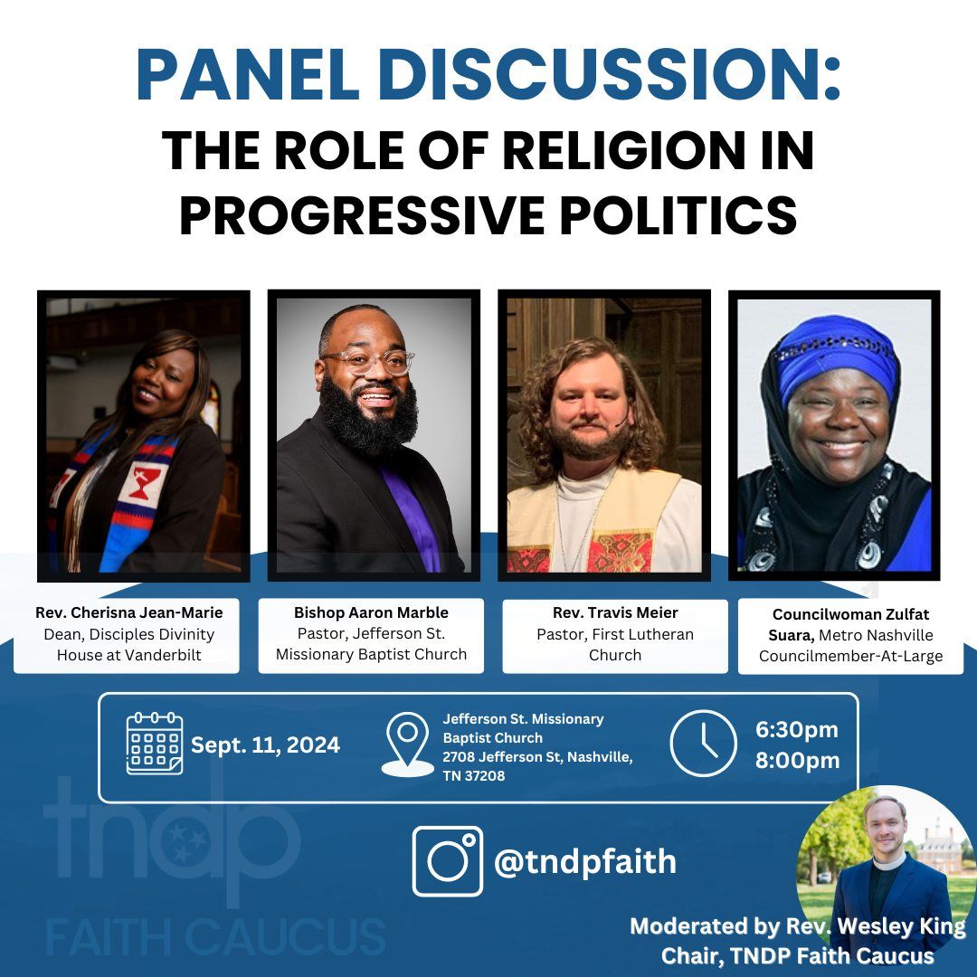 Panel Discussion: The Role of Religion in Progressive Politics