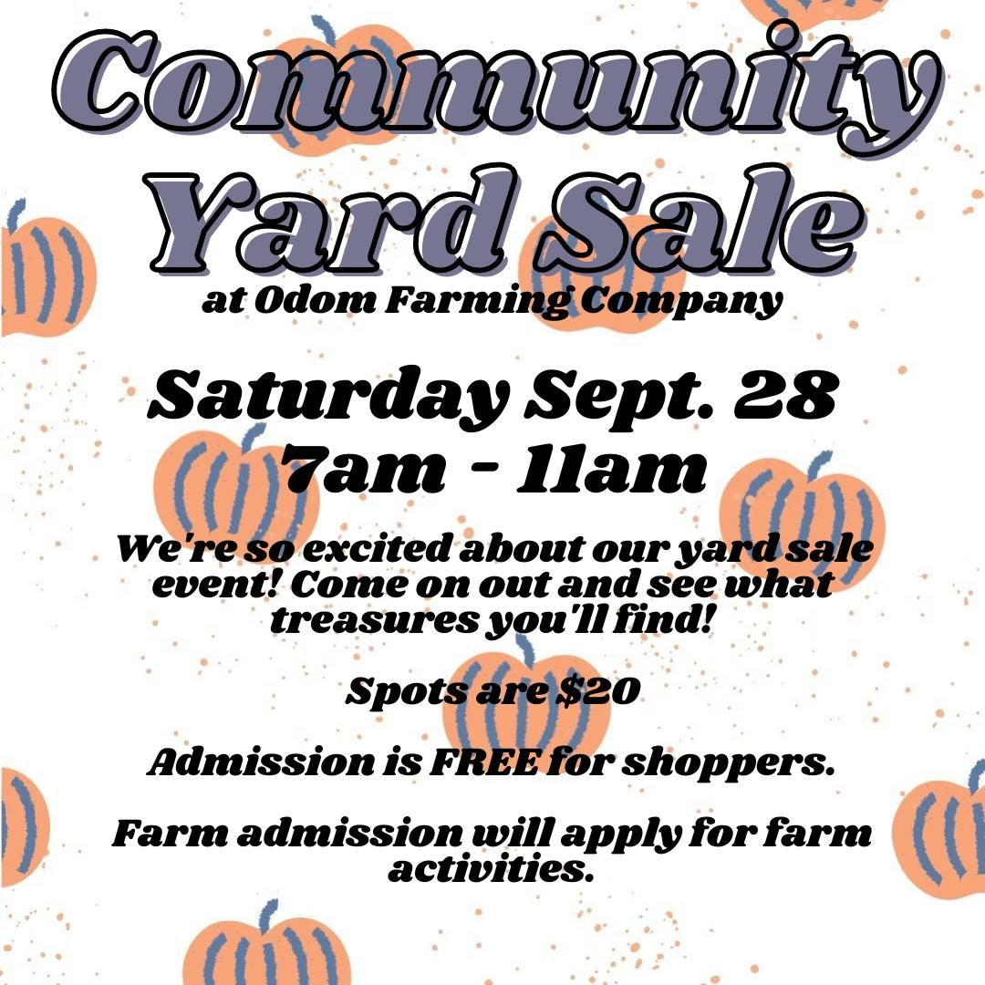 Community Yard Sale