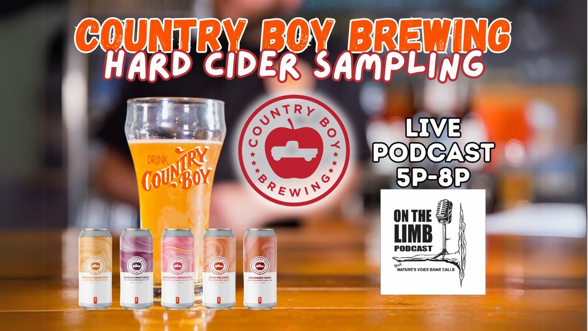 An Evening with Country Boy Brewing & On The Limb Podcast - Free Sampling