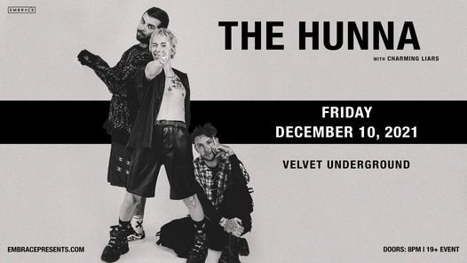The Hunna @ Velvet Underground | December 10th