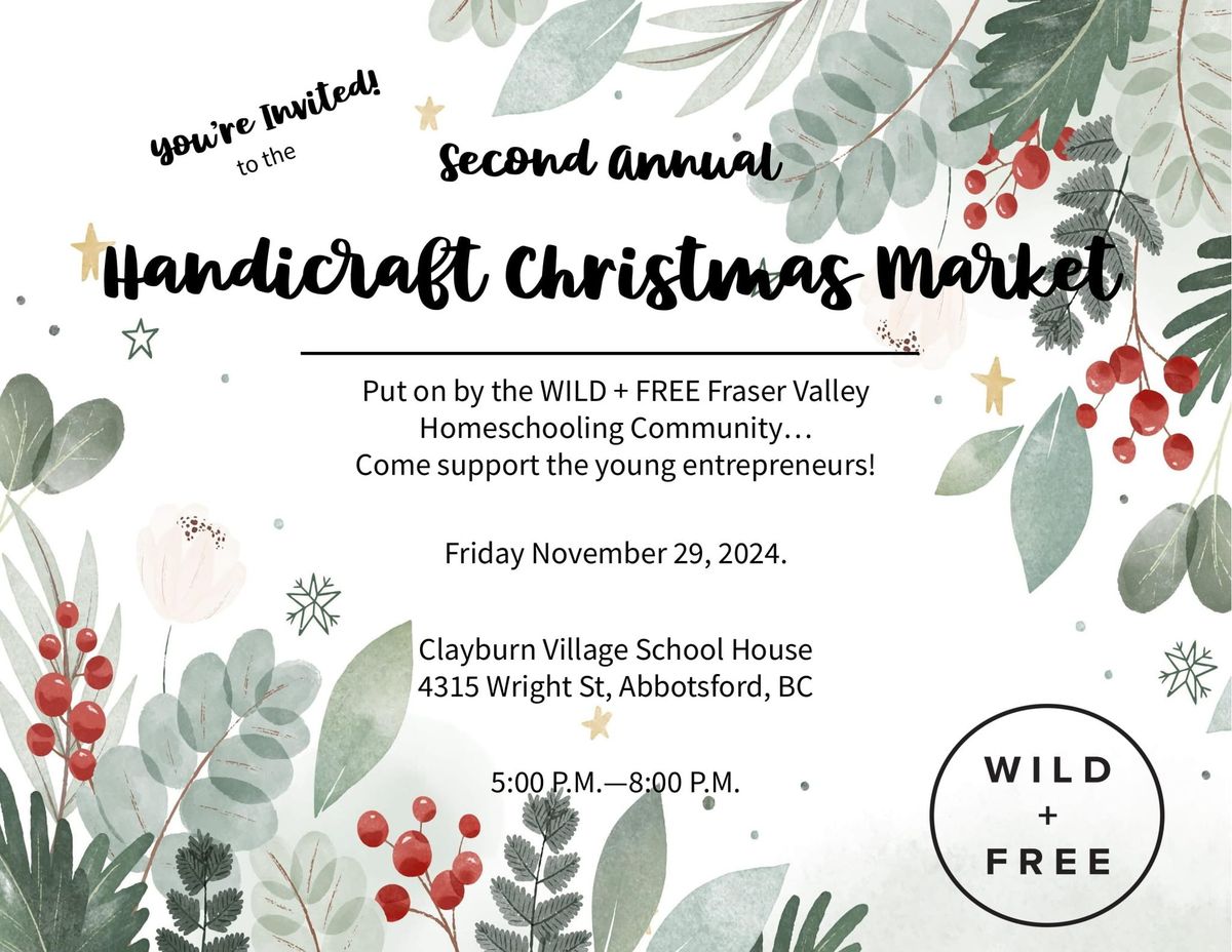 Second Annual Handicraft Christmas Market