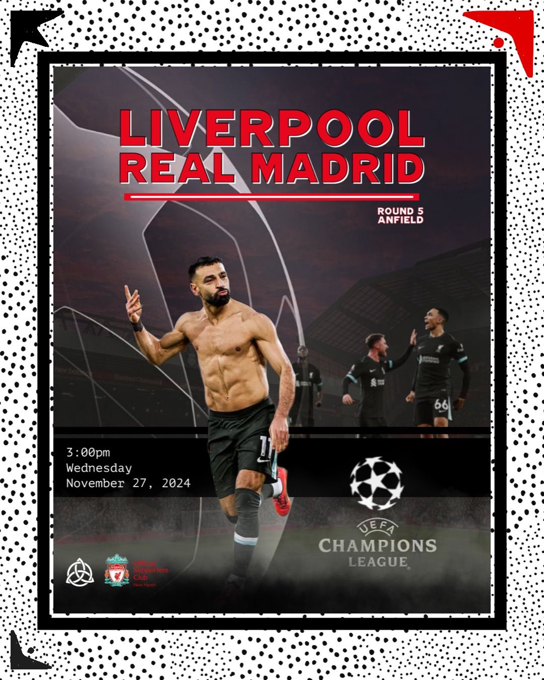 Champions League, rnd 5: Liverpool v Real Madrid