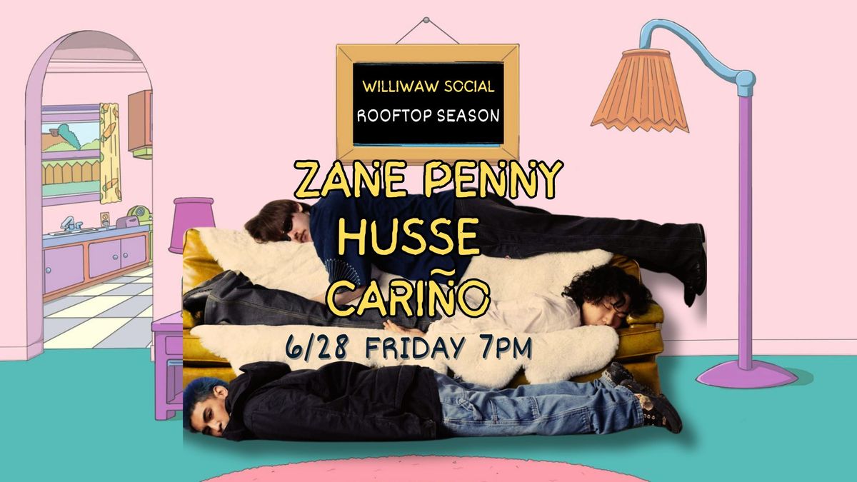 Zane Penny, Husse, Carino on the Williwaw Rooftop