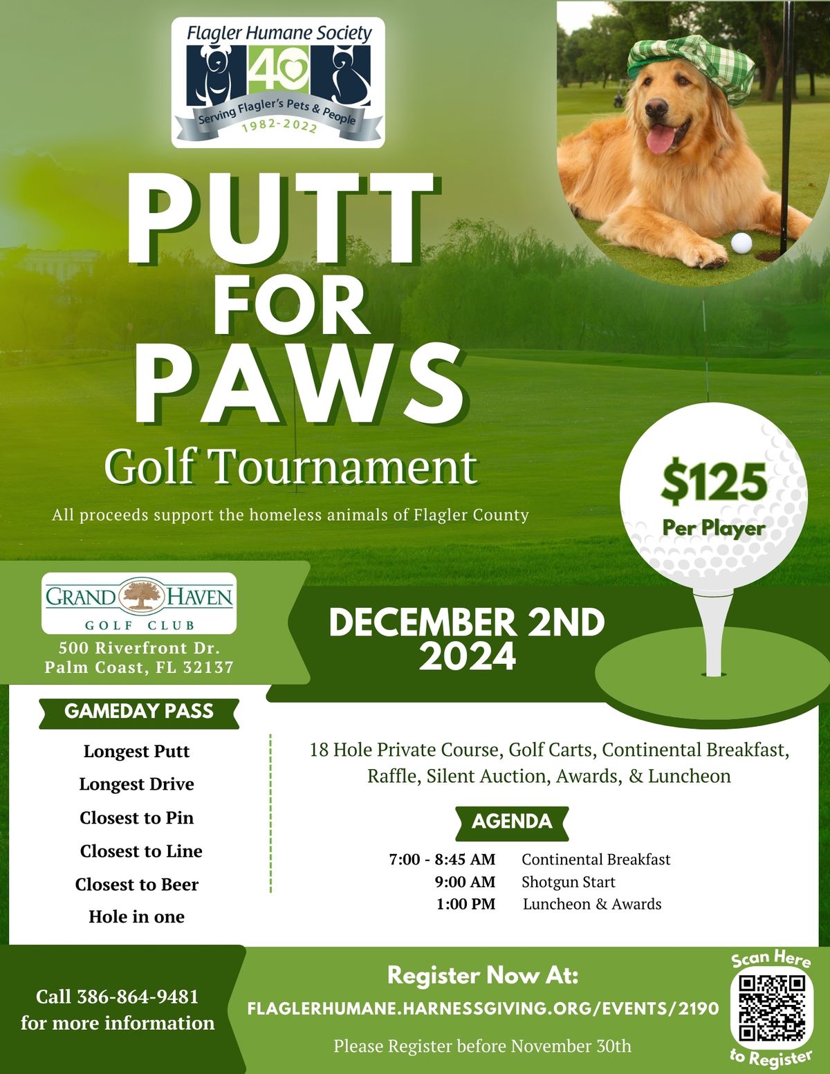 Putt for Paws Golf Tournament