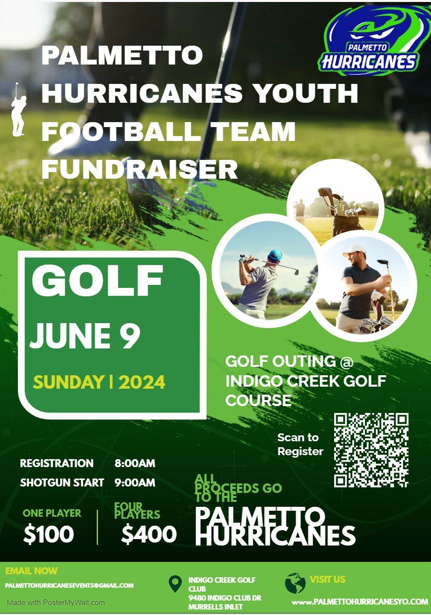 Palmetto Hurricanes Youth Football first fundraising Golf Tournament