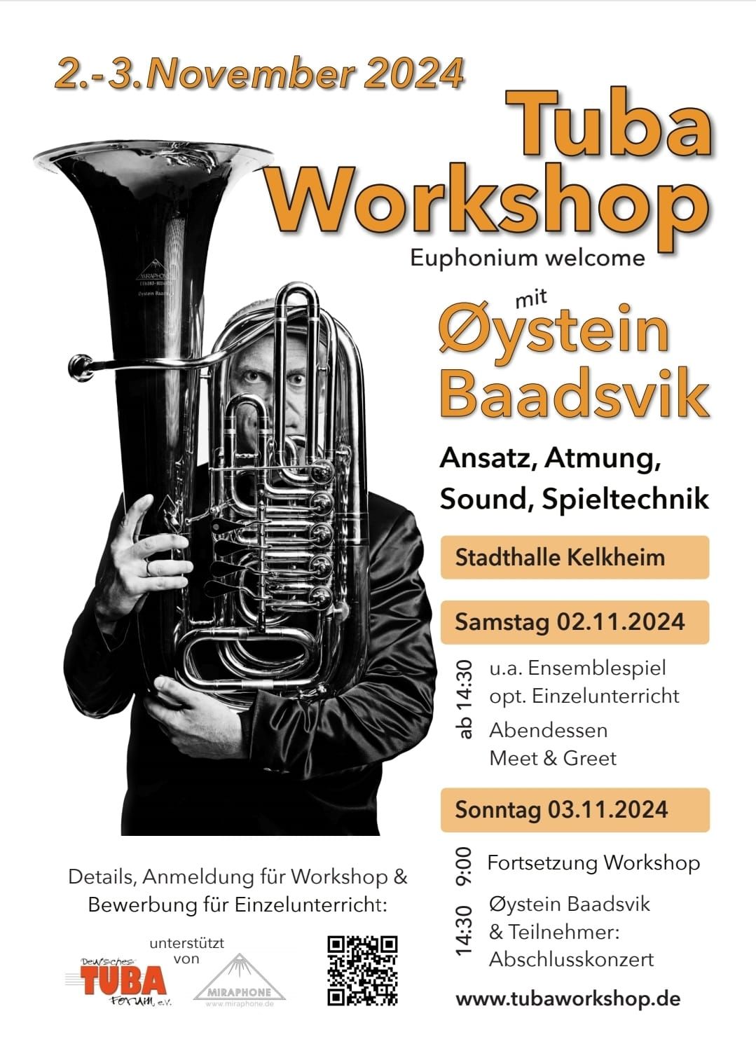 Tubaworkshop mit \u00d8ystein Baadsvik 