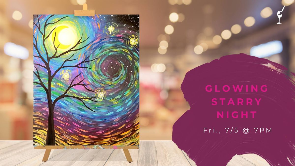 Glowing Starry Paint Night