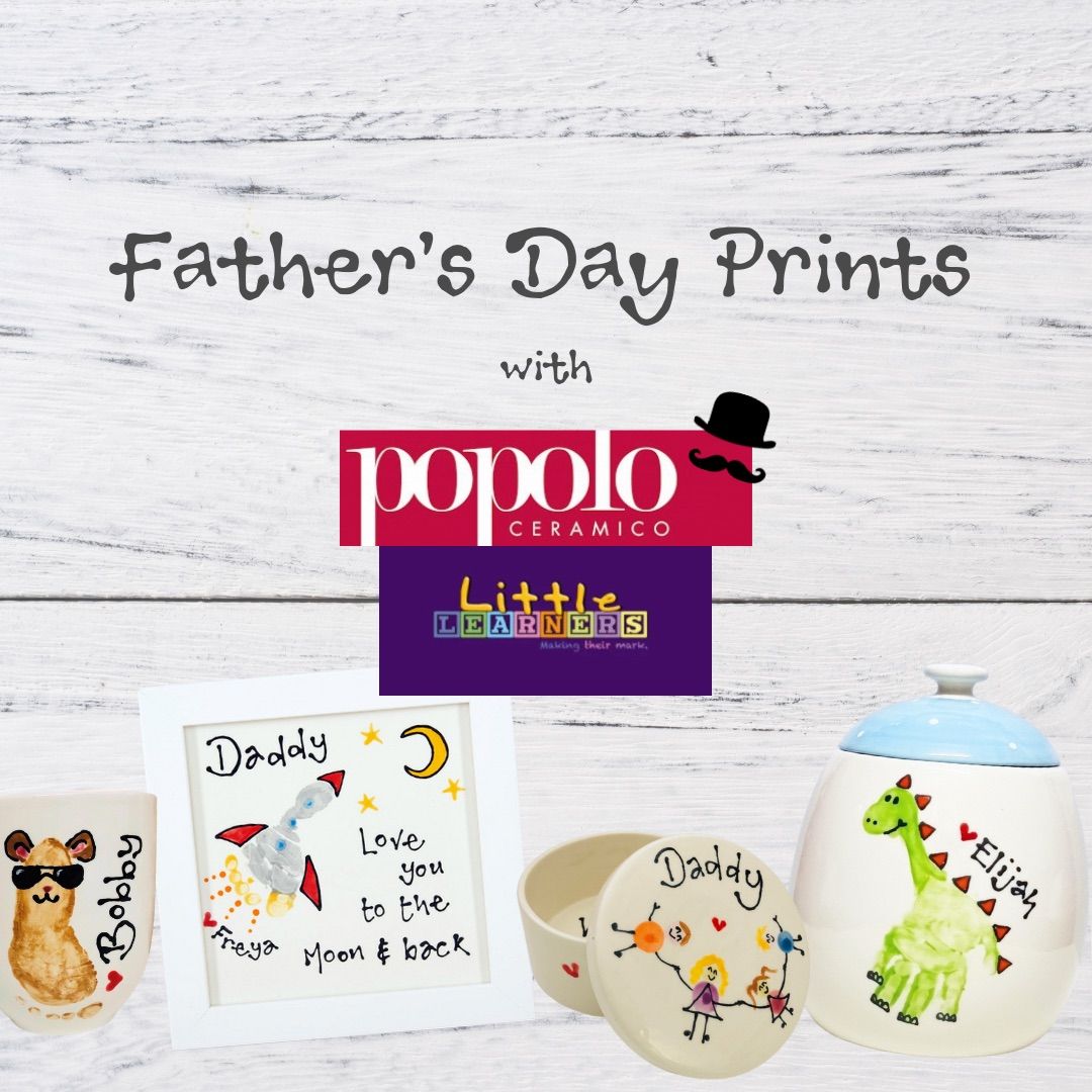 Father\u2019s Day Prints at Little Learners Messy Play