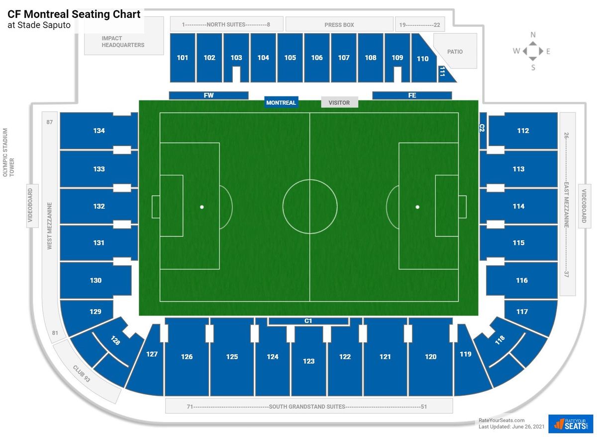 Inter Miami CF at CF Montreal at Stade Saputo