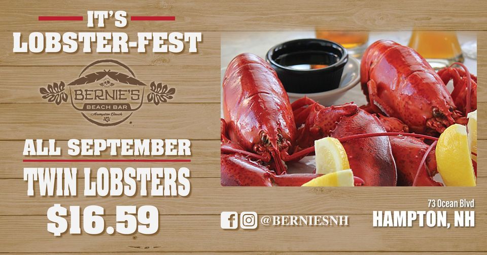 LobsterFest at Bernies, Bernie's Beach Bar, Hampton, 1 September 2022
