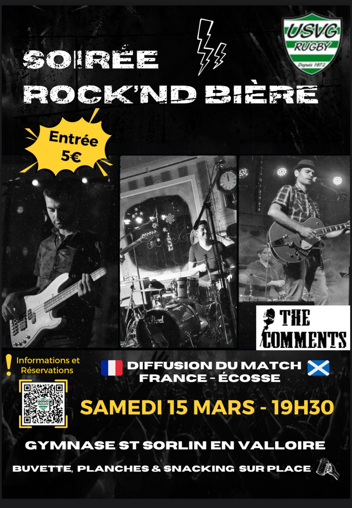 Soir\u00e9e Concert Rock'nd Bi\u00e8res