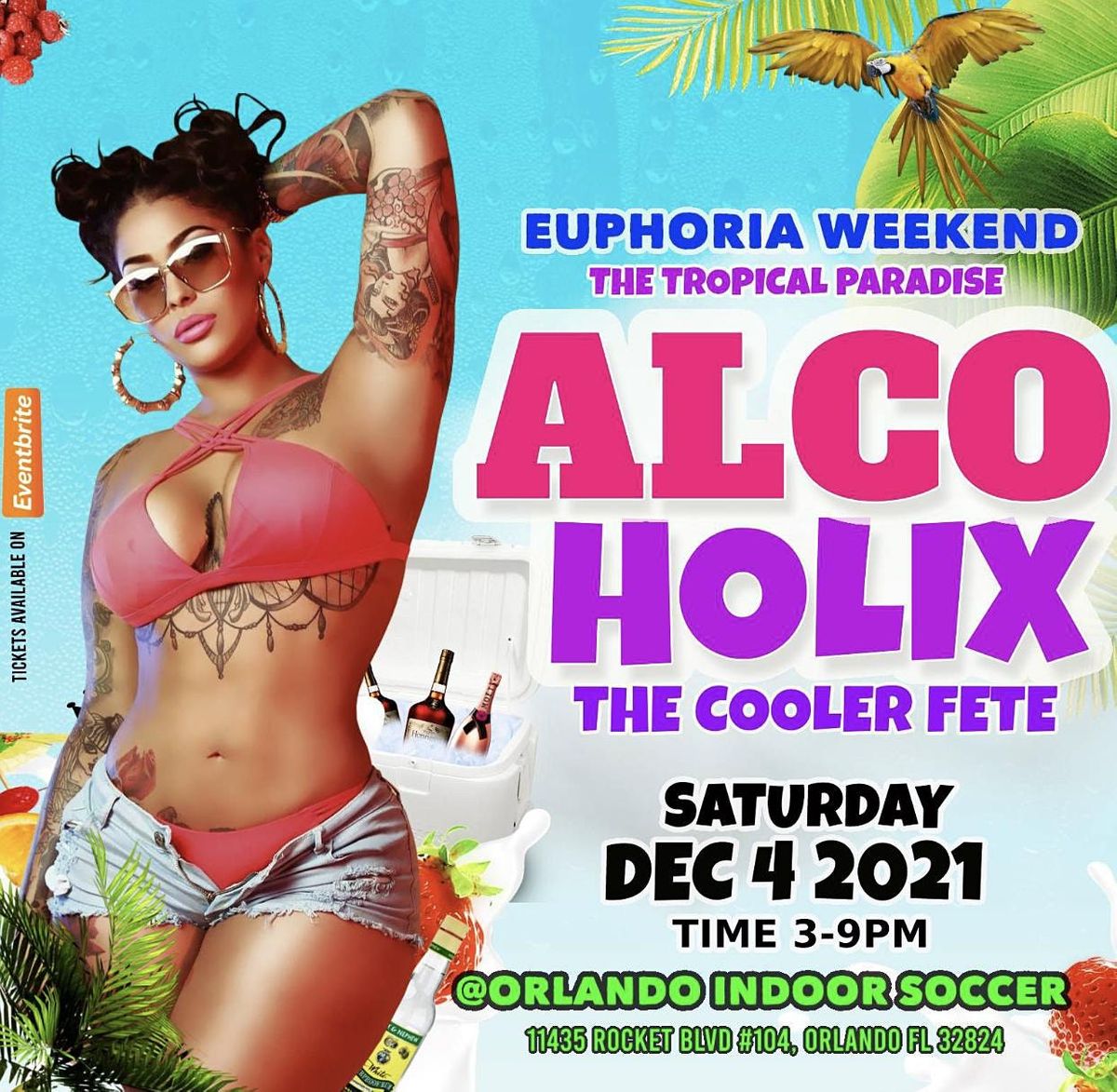 Alcoholix Cooler Fete \u201cEuphoria Weekend\u201d